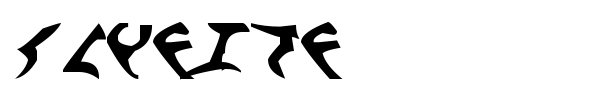 Klingon font preview